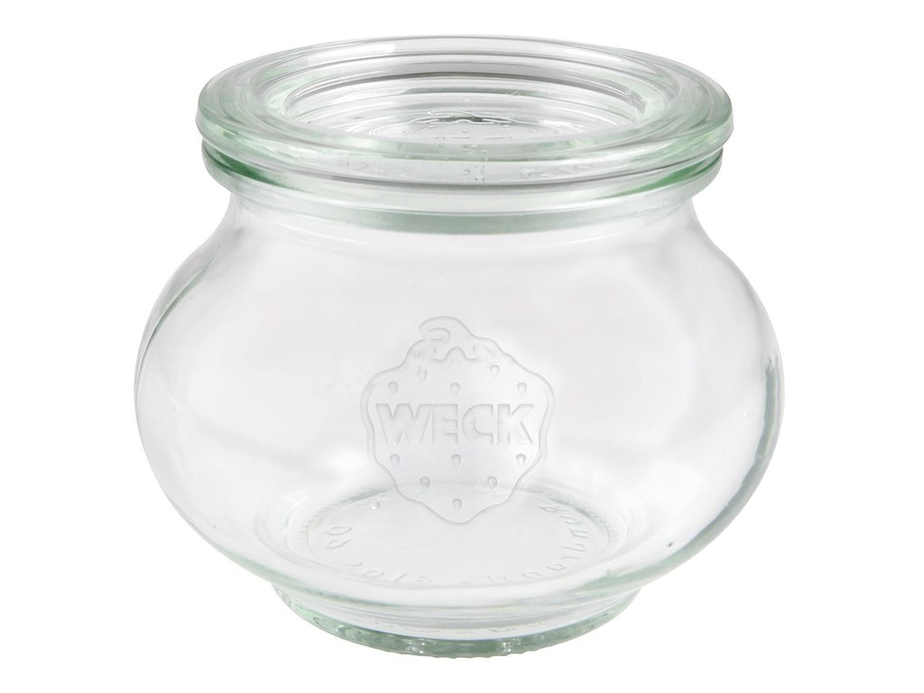 Patentglas Weck Schmuck 220ml Ø8.7xH6.9cm med låg Glas