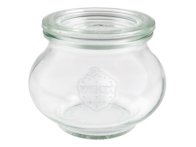 Patentglas Weck Schmuck 220ml Ø8.7xH6.9cm med låg Glas