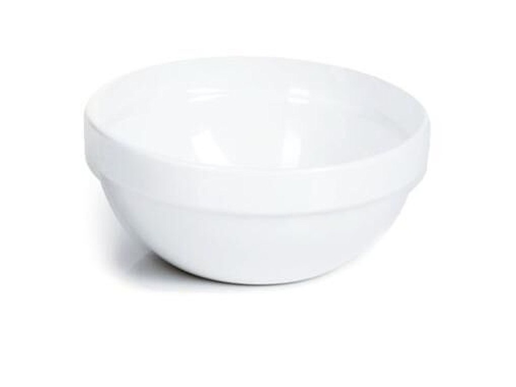 Skål 2.5 ltr Ø23x10.5 cm Melamin Hvid