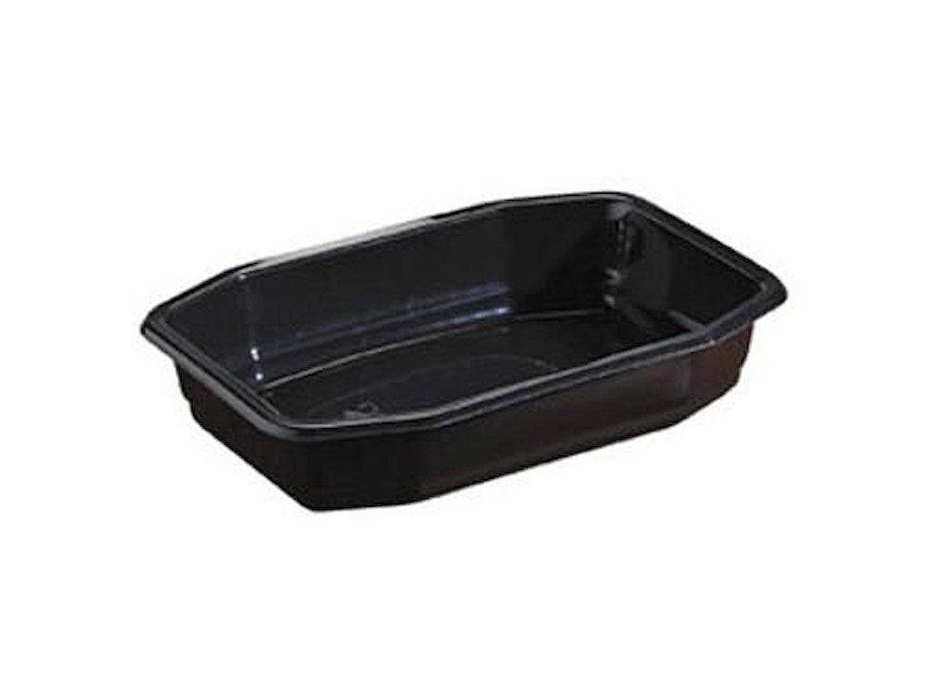 Bakke 1-rum 800 ml 215x148x40 mm HMR PP Sort