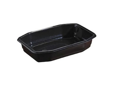 Bakke 1-rum 800 ml 215x148x40 mm HMR PP Sort