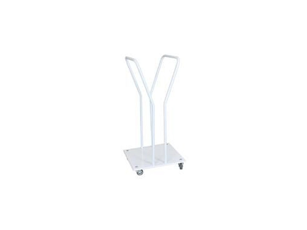 Affaldsstativ Hvid til Papirsæk