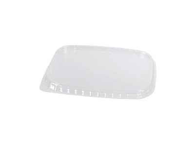 Plastlåg Catersource 105x140 mm Firkantet RPET Klar