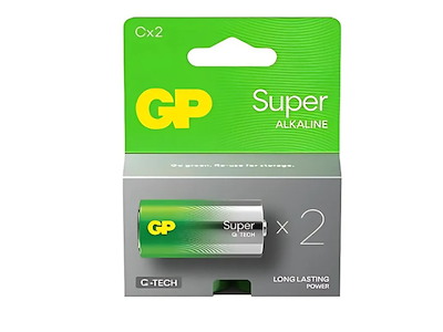 Batteri GP Super Alkaline C 2-pak