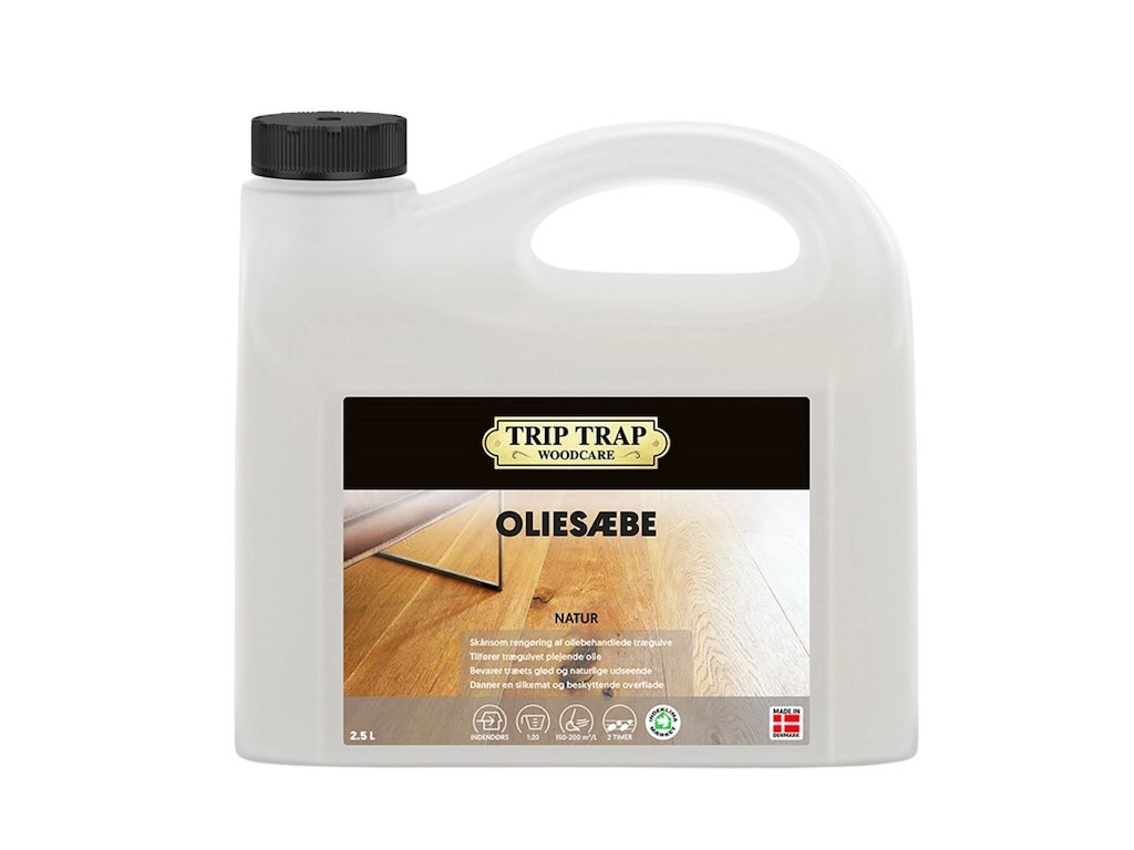 Vaskepleje Trip Trap Oliesæbe Natur uden Voks/Farve/Parfume 2.5 ltr