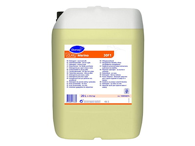 Uldvask Clax flydende Merino 30F1 20ltr uden blegemiddel parfume gul