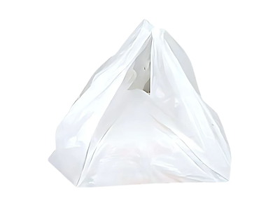 Bærepose 390/180x580 mm 30 my på Blok med Huller til Pizza HDPE Hvid