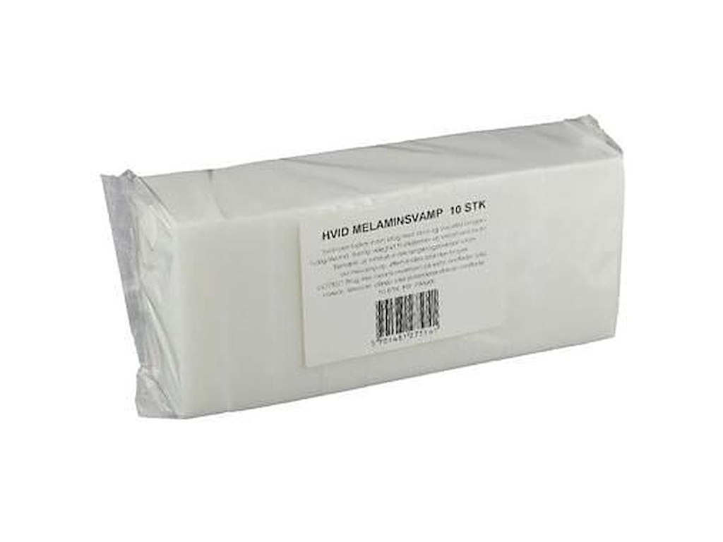 Svamp 105x70x25mm Melamin Hvid