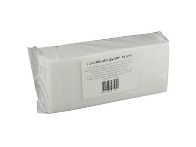 Svamp 105x70x25mm Melamin Hvid