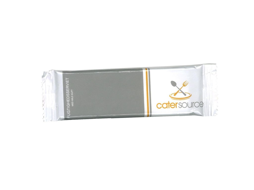 Vådserviet fugtighedsserviet Catersource 40x135 mm Citronduft