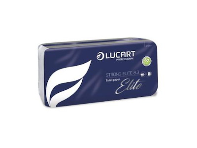 Toiletpapir Lucart Strong ELITE L30mxB12xH9,5cm 3-lag Nyfiber Hvid