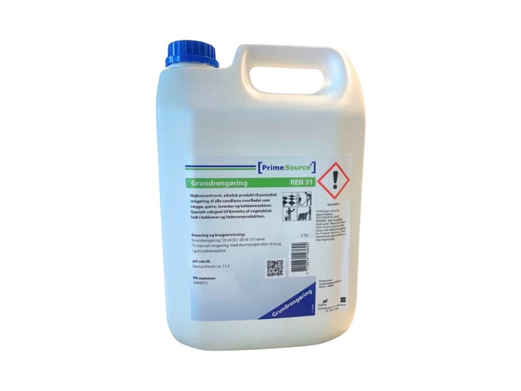 Grundrengøring Prime Source Ren 31 Allround uden Farve/Parfume 5 ltr