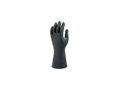 Handske Black Heavyweight G17K str 9.5 Latex