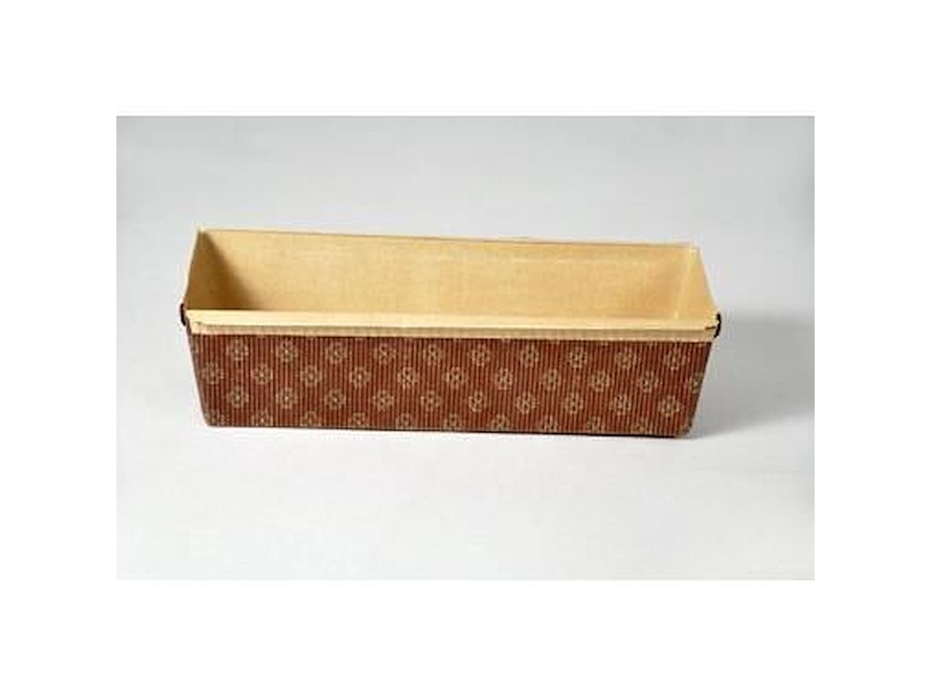 Kageform 263x80x70 mm Rektangulær Brun/Guld