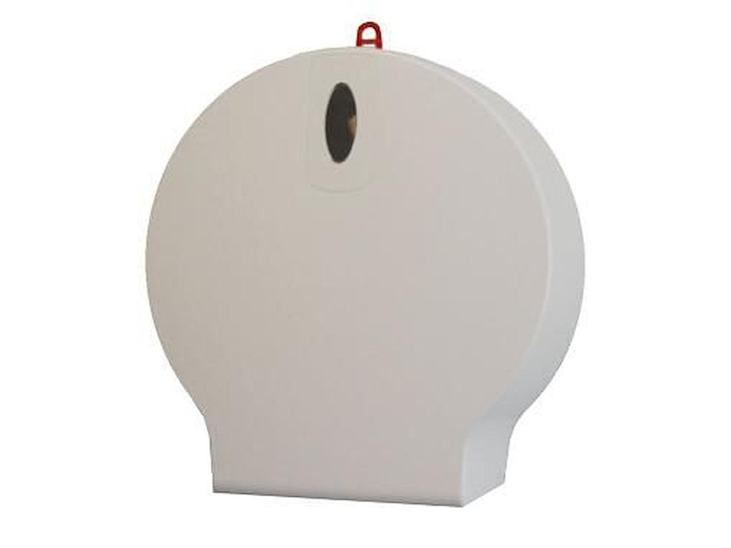 Dispenser Toiletpapir Pristine Jumbo Mini D13.5xB26xH26.1cm Plast Hvid Max Ø20cm