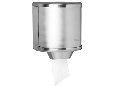 Dispenser håndklæderulle katrin midi børstet stål