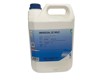 Universalrengøring SC Mild uden Farve/Parfume Svanemærket 5 ltr