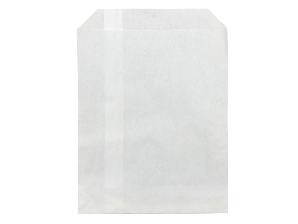 Bagerpose 0.25kg 140x170+20mm 40gr hvid