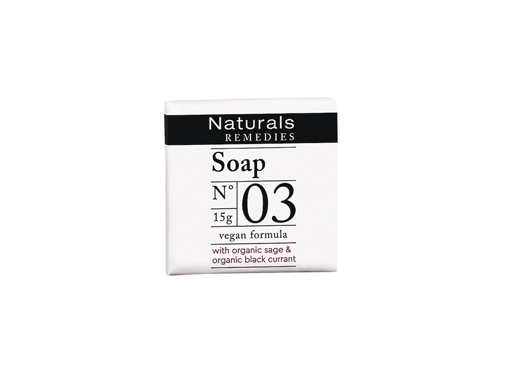 Håndsæbe Fast Natural Remedies firkantet med parfume 30 g 500 stk