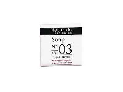 Håndsæbe Fast Natural Remedies firkantet med parfume 30 g 500 stk