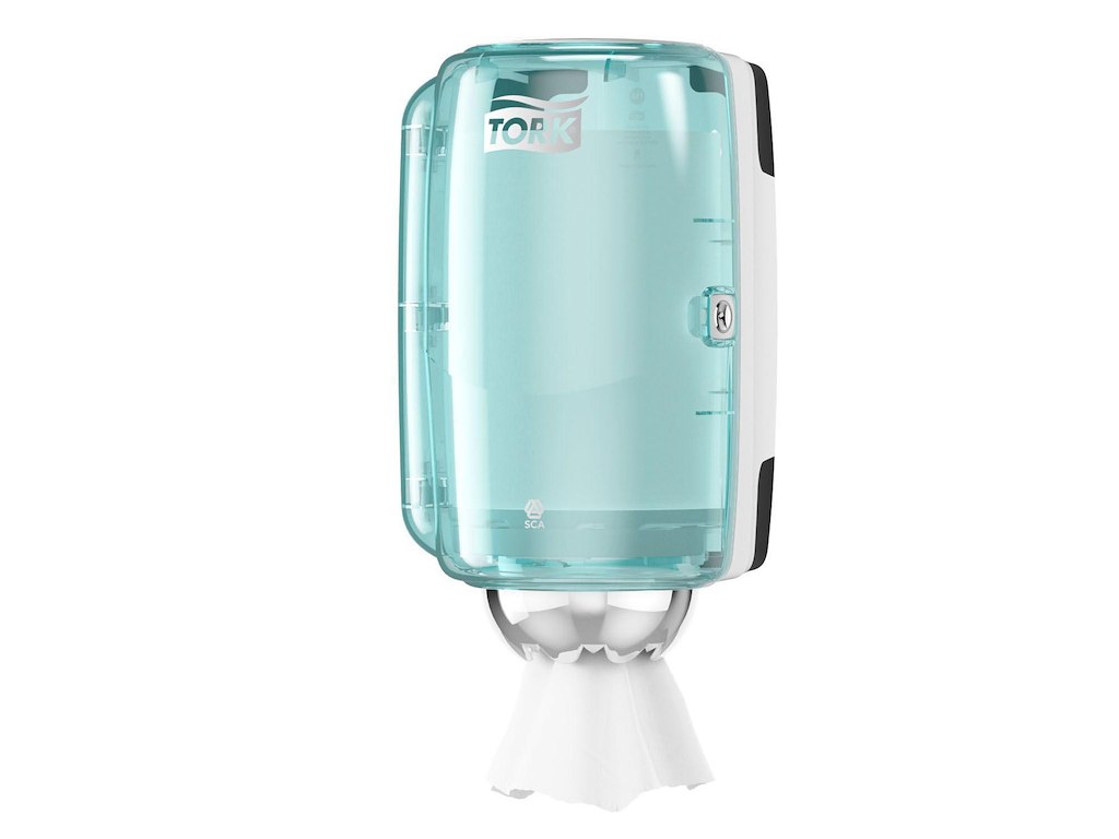 Dispenser Håndklæderulle Tork M1 Mini Plast Hvid/Turkis