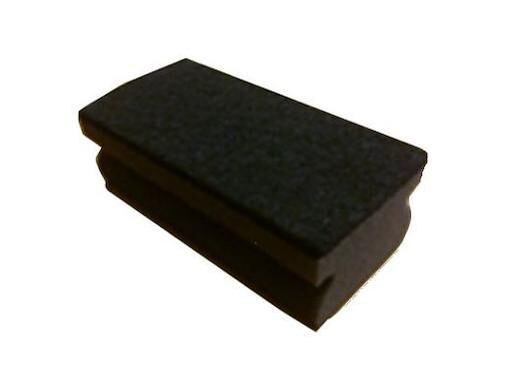 Skuresvamp 140x70x50 mm med Håndgreb Sort