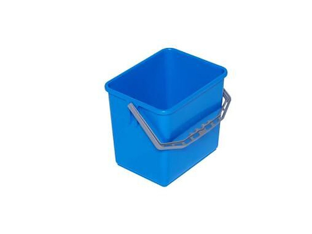 Spand 6 ltr Firkantet Blå