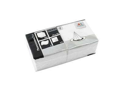 Serviet Fasana 24x24 cm 3-lag Hvid