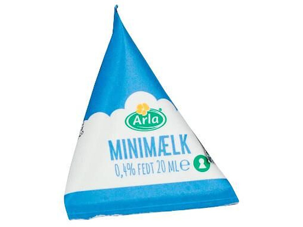 Kaffemælk potionspakninger, Arla Minimælk 0,4 %