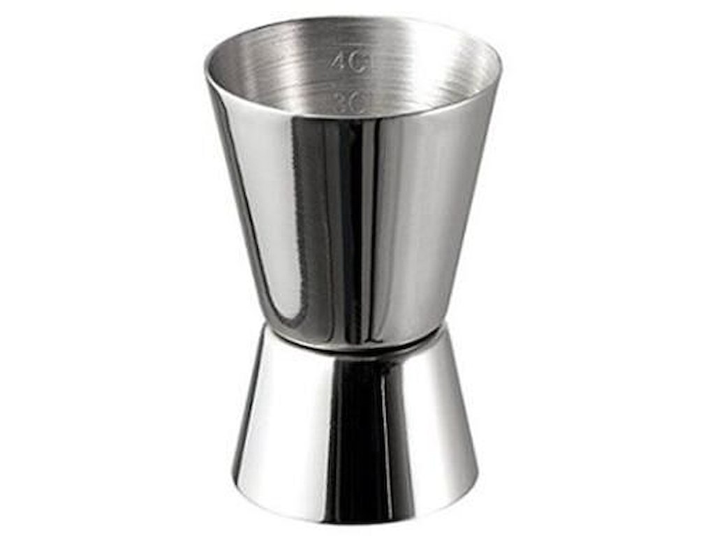 Jigger Dobbelt 2/4 CL Rustfri stål