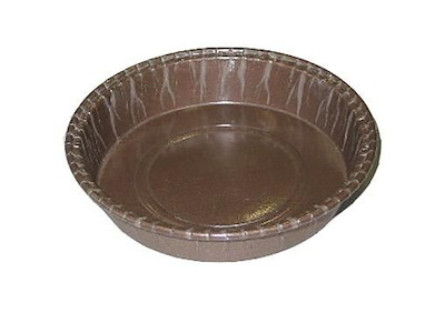 Kageform ø90/100x21 mm pap med PET brun