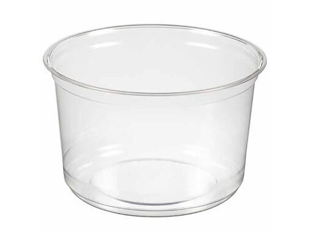 Bæger Deli 400 ml 16 oz Ø117x69 mm Rund RPET Klar
