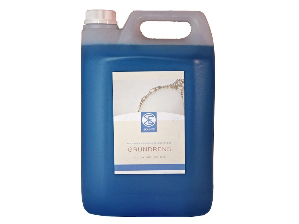 Grundrengøring Gulv Skanke Grundrens 5ltr med Farve/Parfume Manuel til trægulve