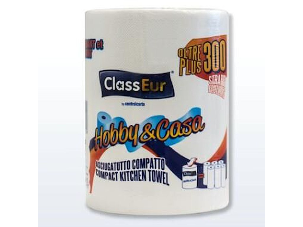 Køkkenrulle Maxi 2-lag Ø17cm L77.5mxB22cm Nyfiber Hvid