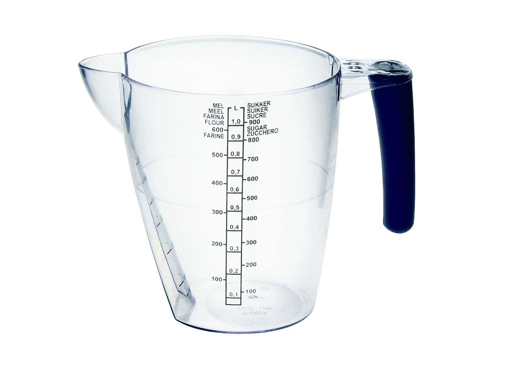 Målekande med hank 1 liter. SAN Klar