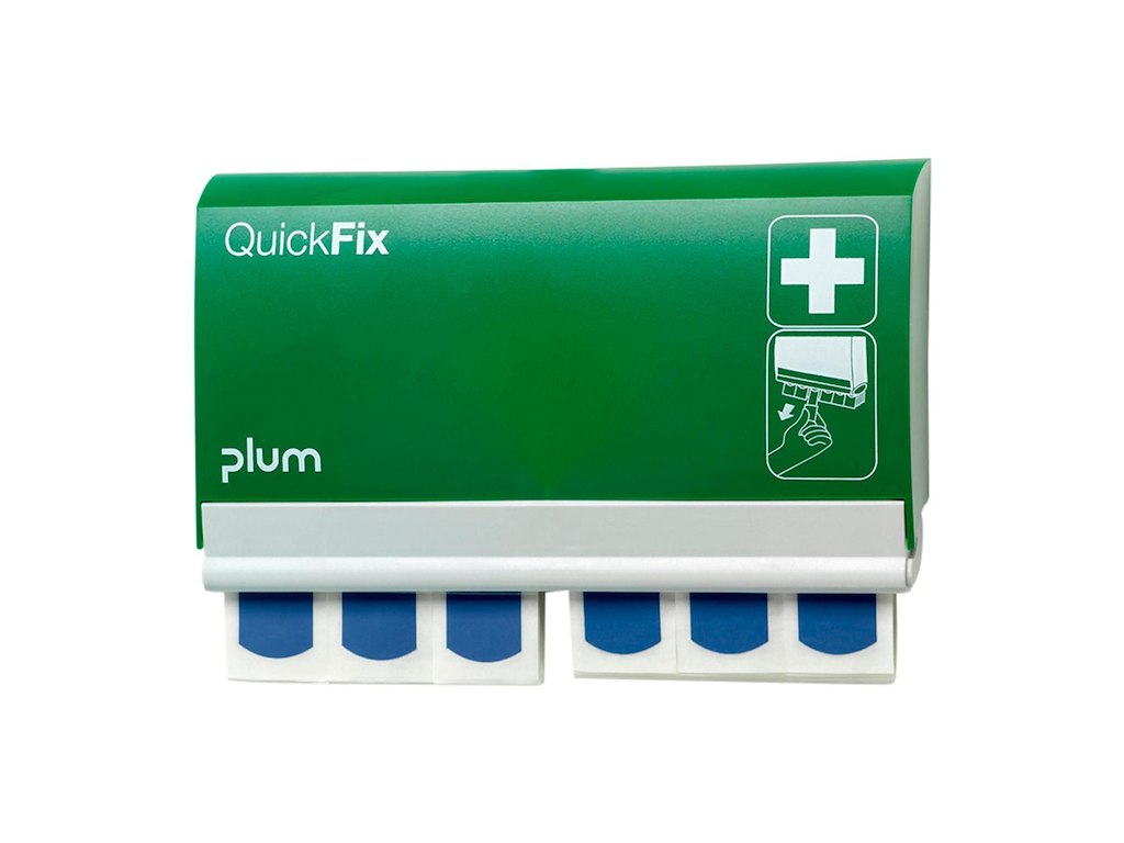 Dispenser Plaster QuickFix Detectable 90 stk Plast med Hylde/Sporbare plastre