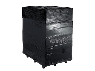 Håndstrækfilm sort, 450mm x 300 mtr, 20 my