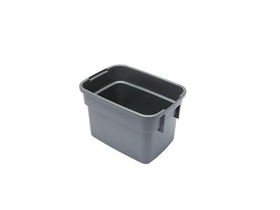 Tilbehørsboks 7 ltr grå til klude og andet tilbehør