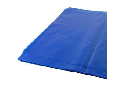 Plastark 680x840 mm 25 my LDPE Blå