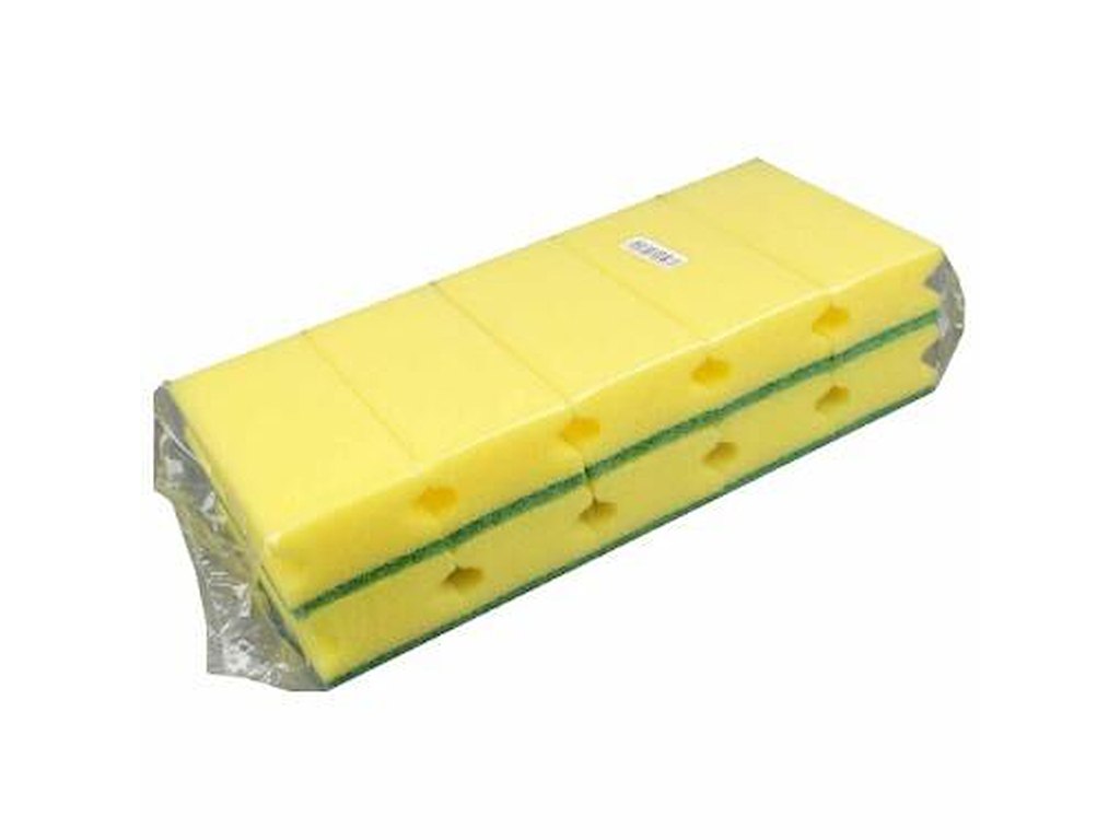 ​​​​​​​Skuresvamp L150xB70xH45mm med Håndgreb Grøn