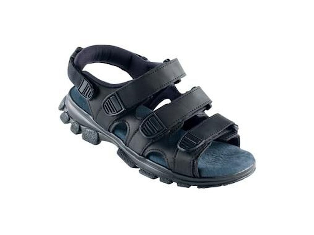 Sandal Sundheds Walki str 37 med Velcro/Chock absorberende Sort