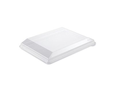 Plastlåg Zen Tapas L320xB250xH36mm RPET Klar