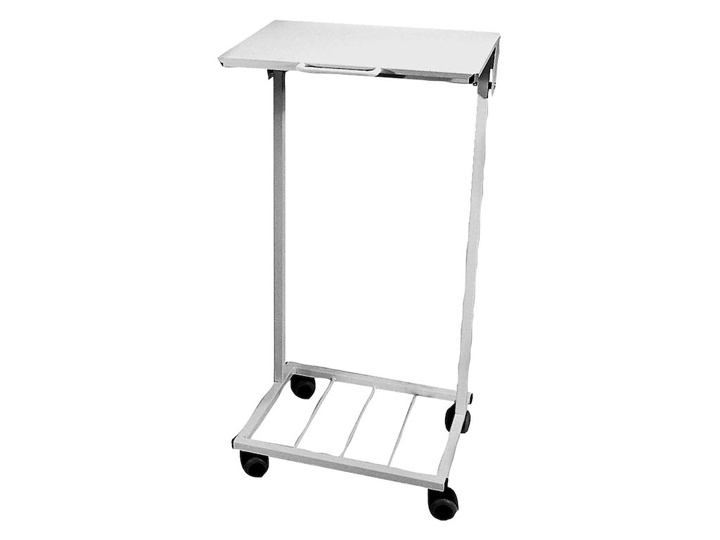 Affaldsstativ 100 ltr med Låg Hvid