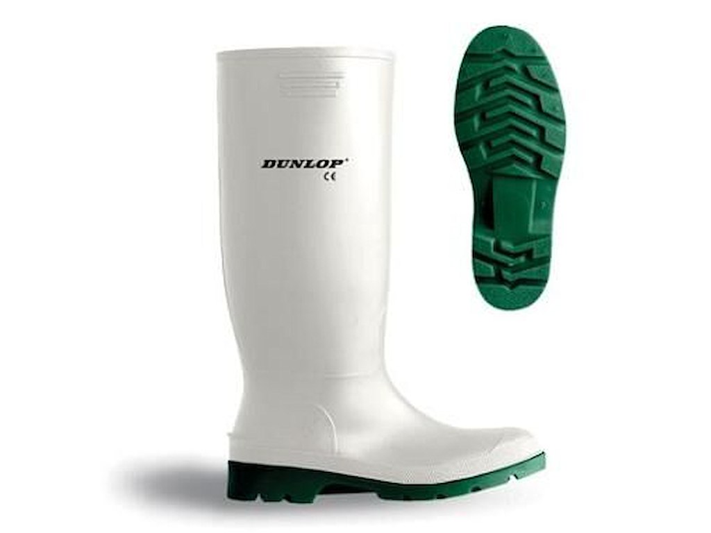 Gummistøvler Dunlop Pricemastor str. 43 Hvid/Grøn