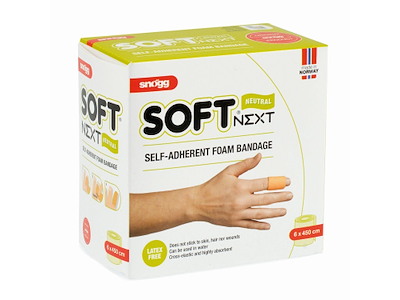 Plaster Soft Next Snøgg 6 cm x4.5 m Latexfri Beige til 115554