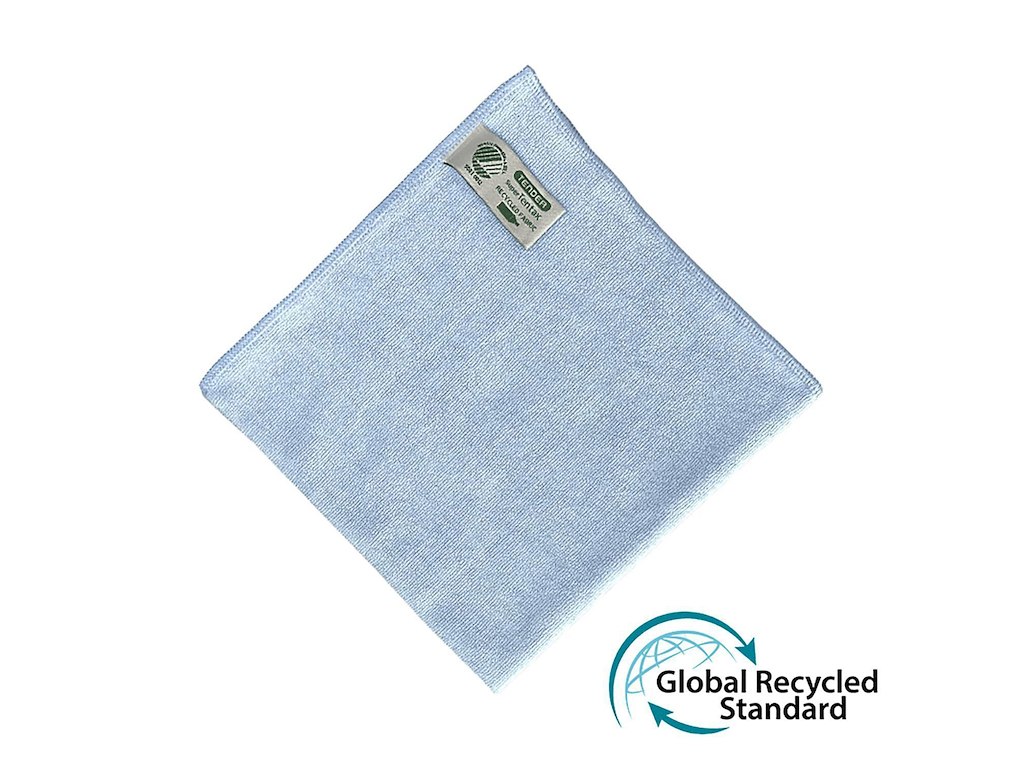Microfiberklud Super Tentax 40x40cm Svanemærket Blå 70% genanvendt