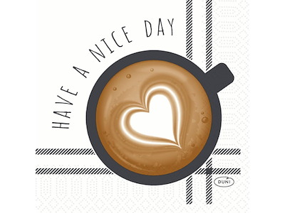 Serviet Duni 24x24cm 3-lags Nice Day