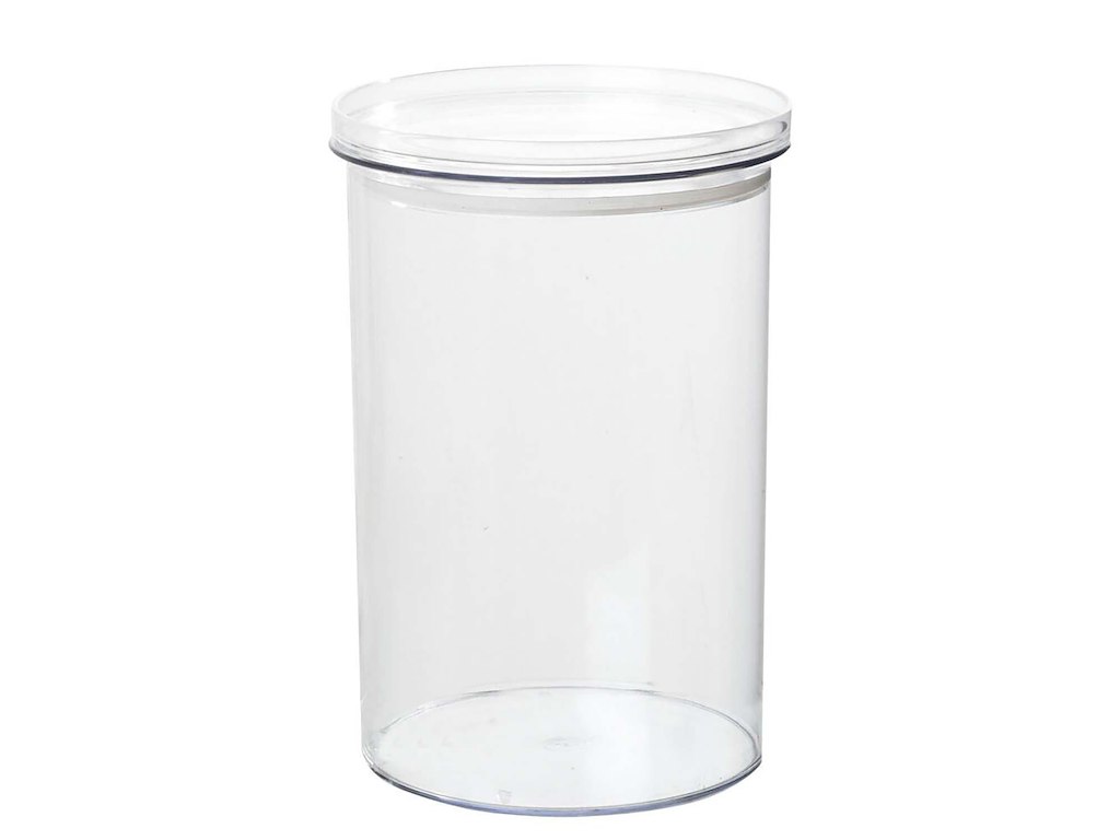 Opbevaringsglas Stockholm 2.6 liter Ø15xH22cm Polypropylen Klar