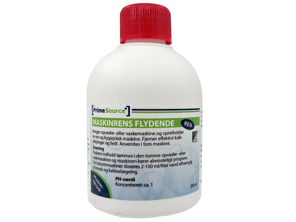 Maskinopvask Maskinrens Flydende Prime Source Ren 250ml til tom maskine