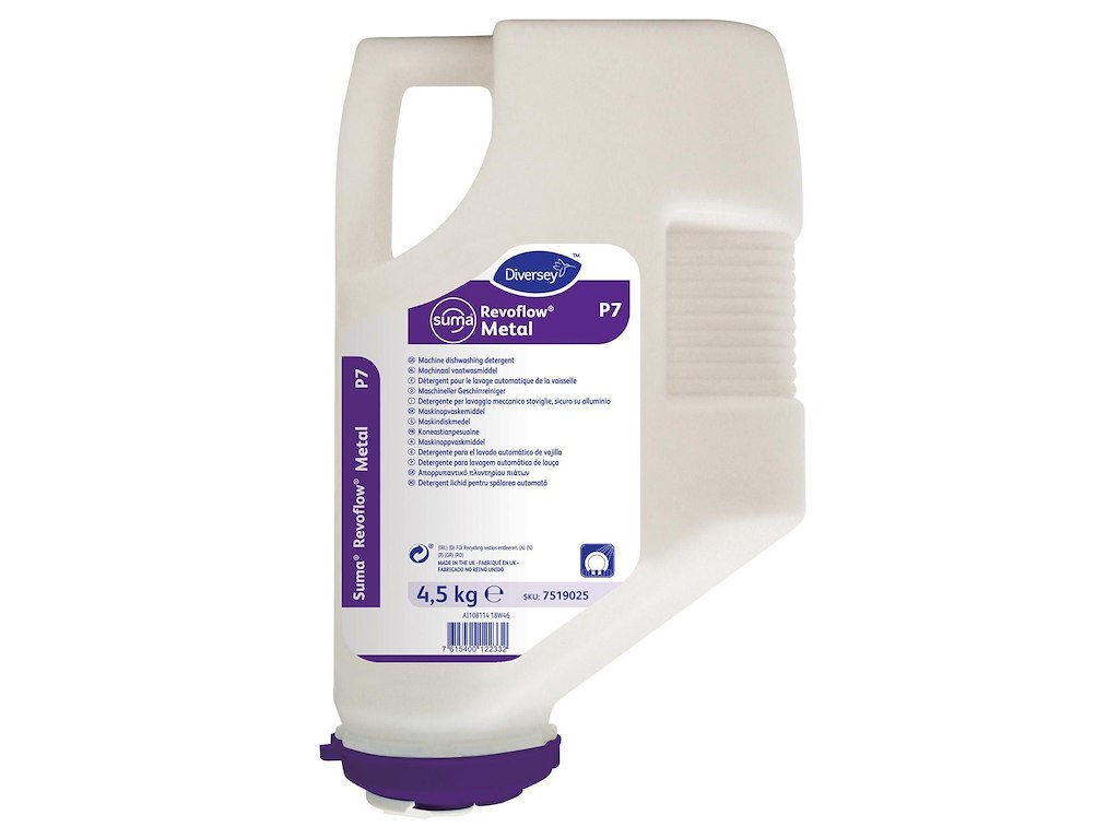Maskinopvask Anlæg Pulver Suma RevoFlow Metal P7 4.5kg med Klor Blødt til alu